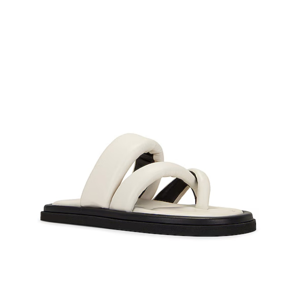 HELSA Puffy Slide in Off White